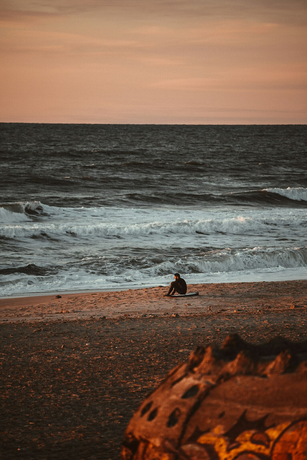 danish beach sunset